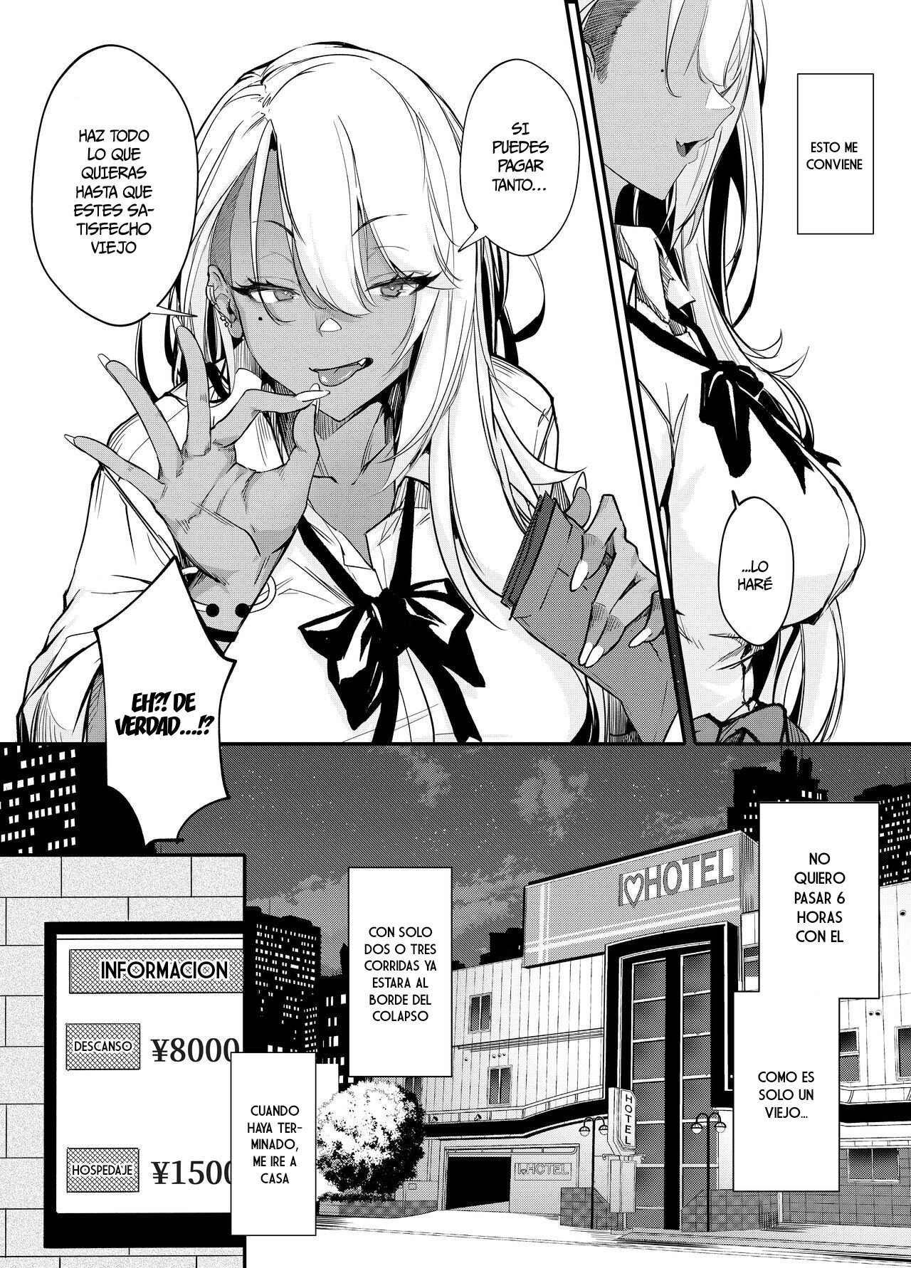 Namaiki JK ga Wakaraserareru Hon | Castigando a una Gyaru Malcriada page 10 full