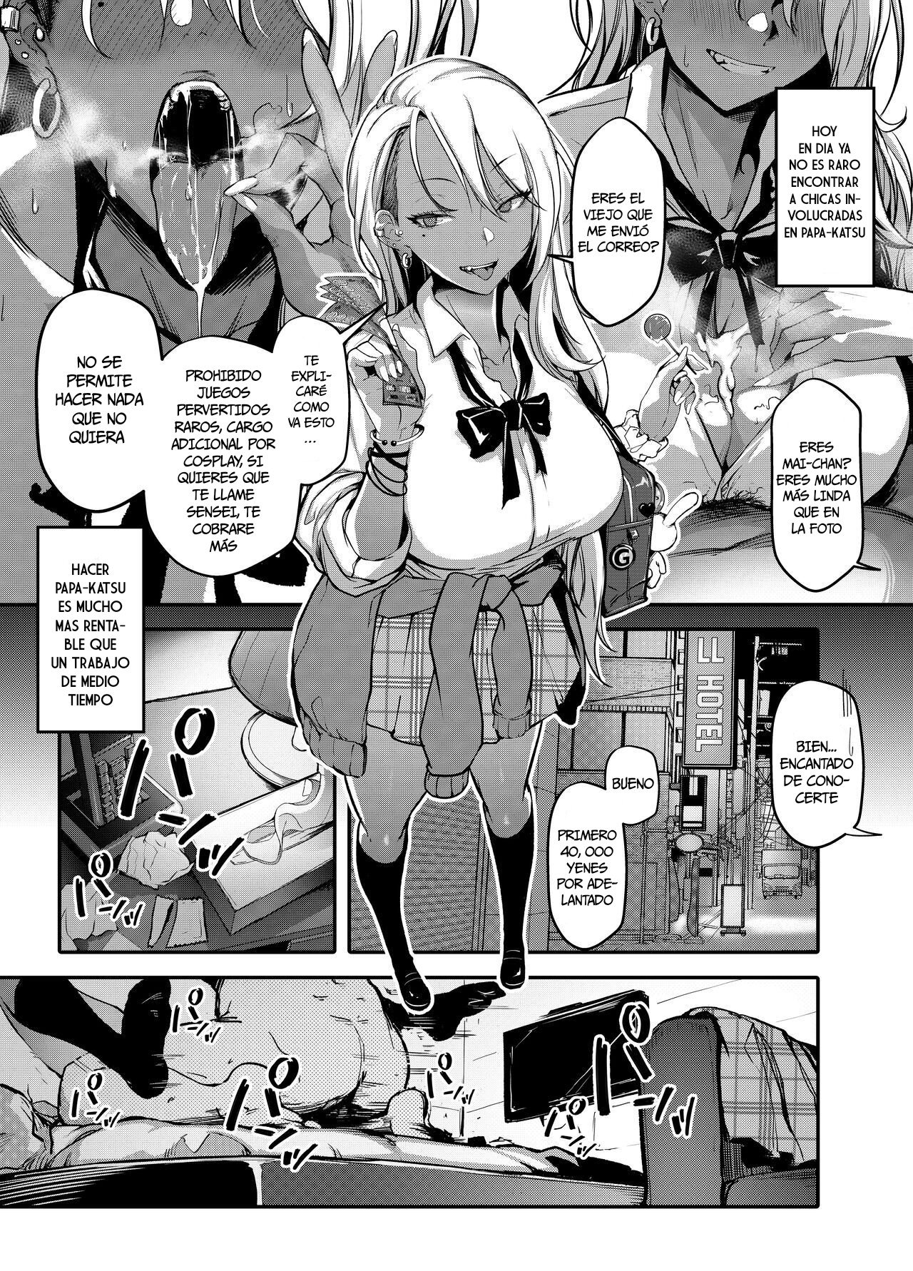 Namaiki JK ga Wakaraserareru Hon | Castigando a una Gyaru Malcriada page 2 full