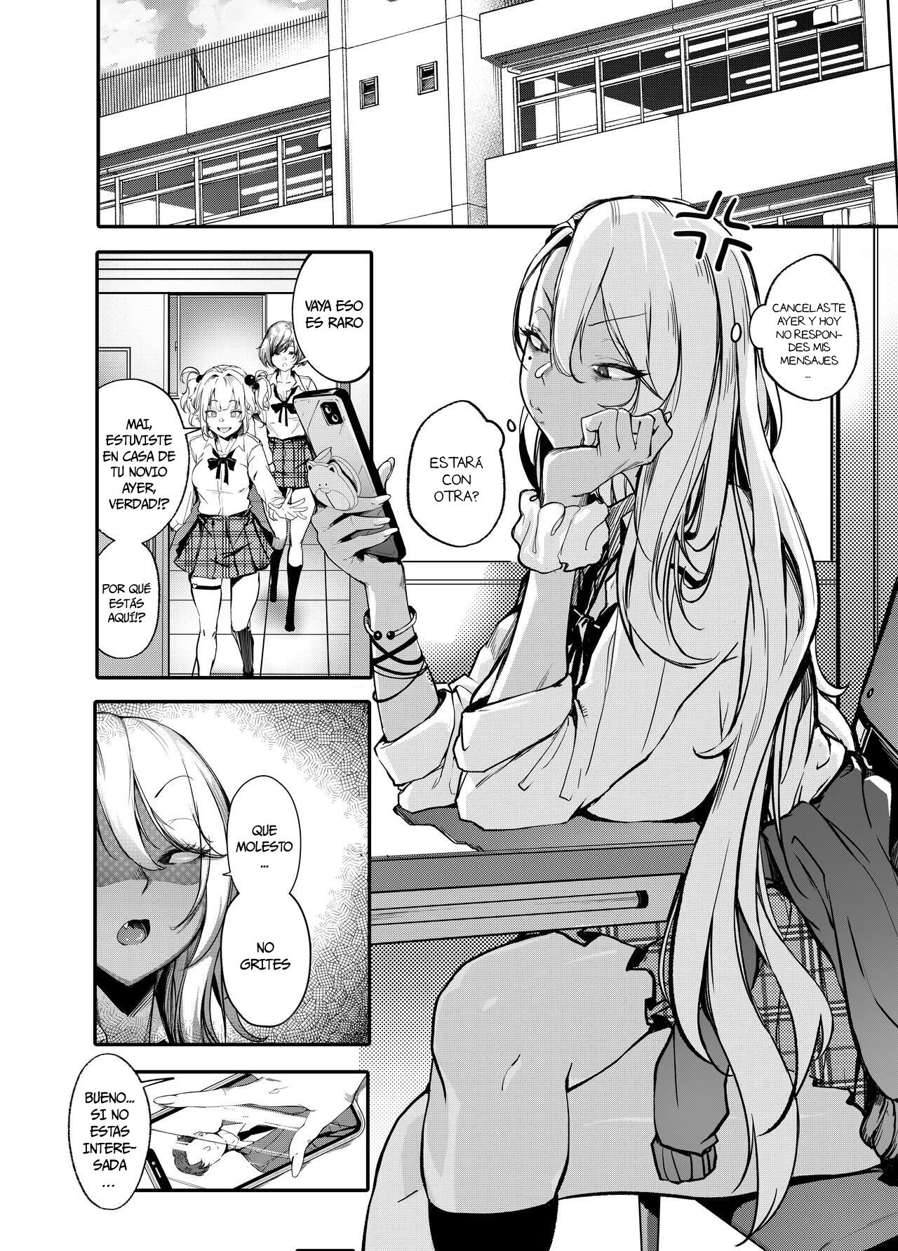 Namaiki JK ga Wakaraserareru Hon | Castigando a una Gyaru Malcriada page 5 full