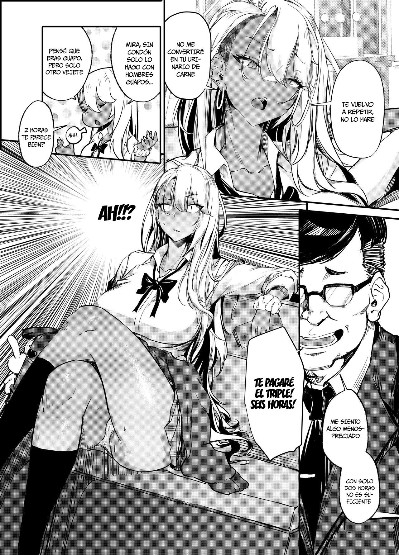 Namaiki JK ga Wakaraserareru Hon | Castigando a una Gyaru Malcriada page 9 full