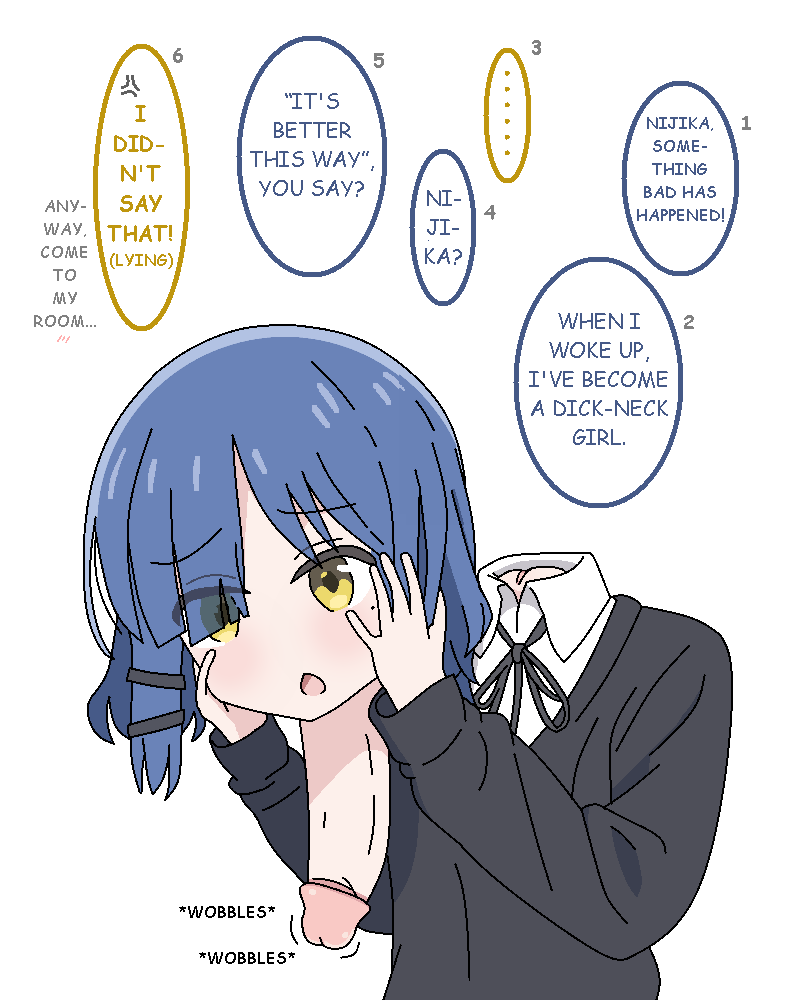 Ryo-senpai has been turned into a Dickneck?! page 2 full