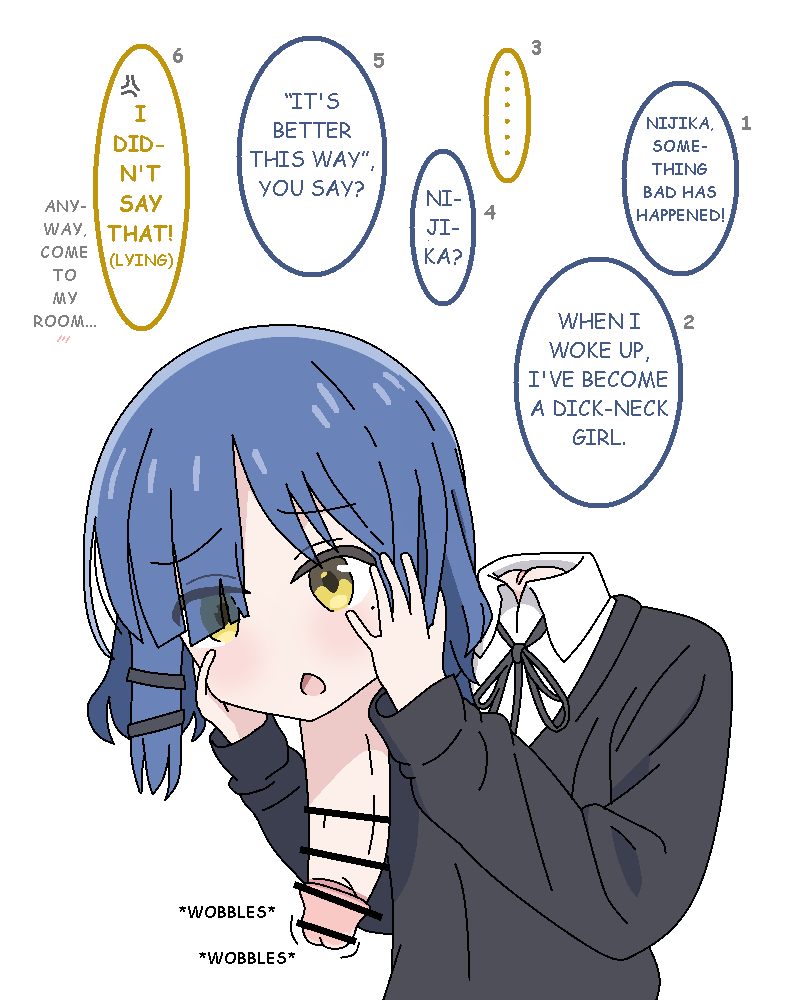 Ryo-senpai has been turned into a Dickneck?! page 7 full