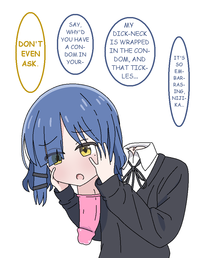Ryo-senpai has been turned into a Dickneck?! page 8 full