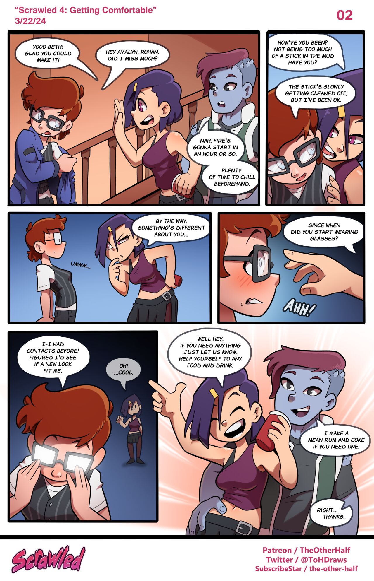 Scrawled: Getting Comfortable page 2 full
