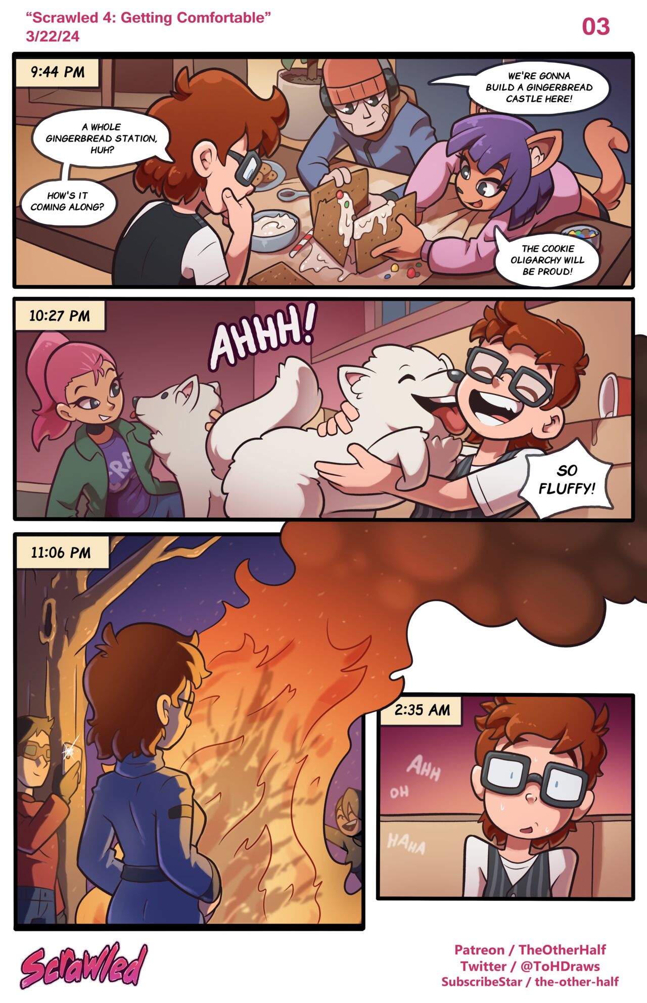 Scrawled: Getting Comfortable page 3 full