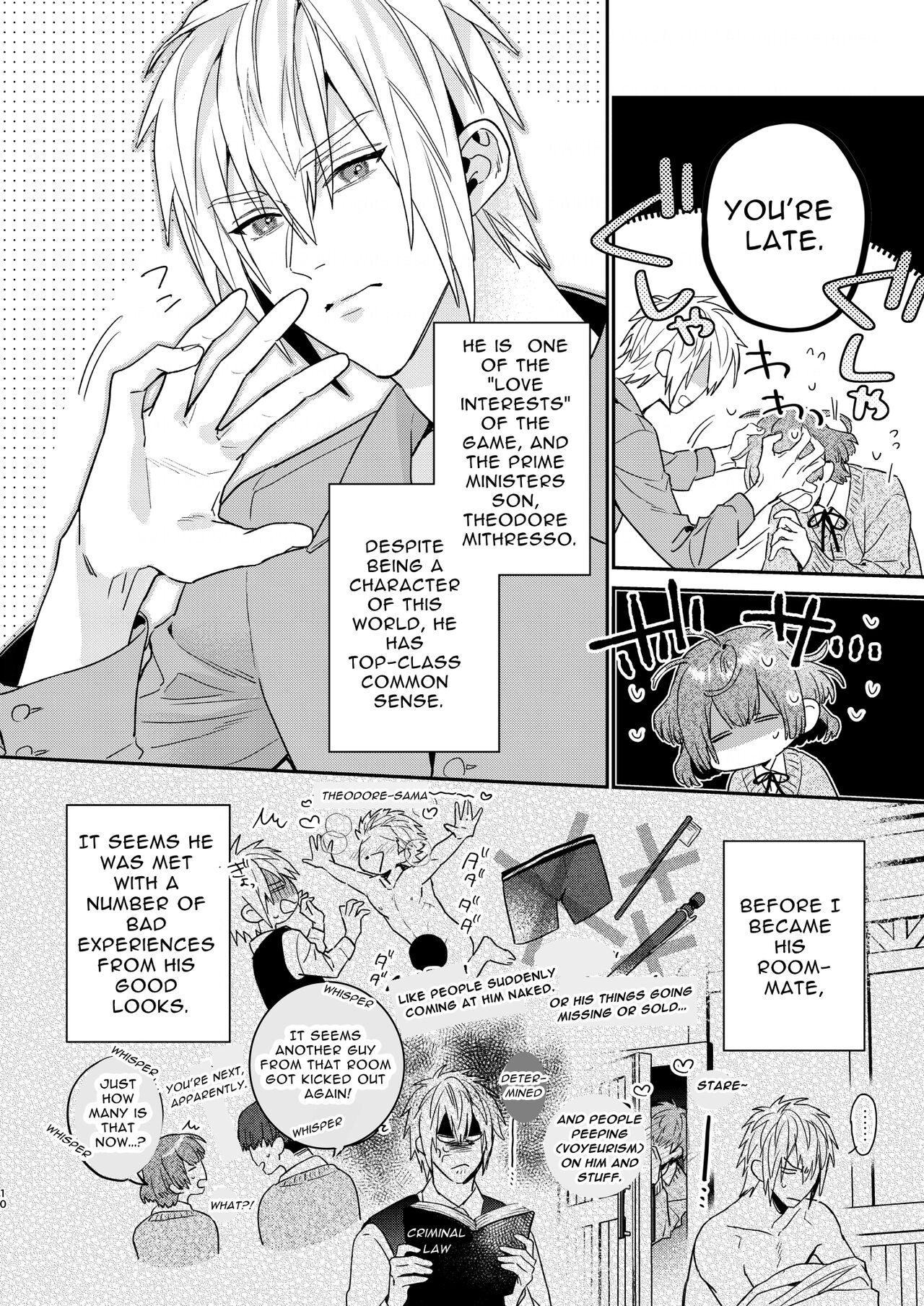Tensei Mob wa BL-gee no Sekai de Hamerare Kouryakusaremashita!? | Sex with the Love Interest! But I'm an NPC! 1 page 10 full