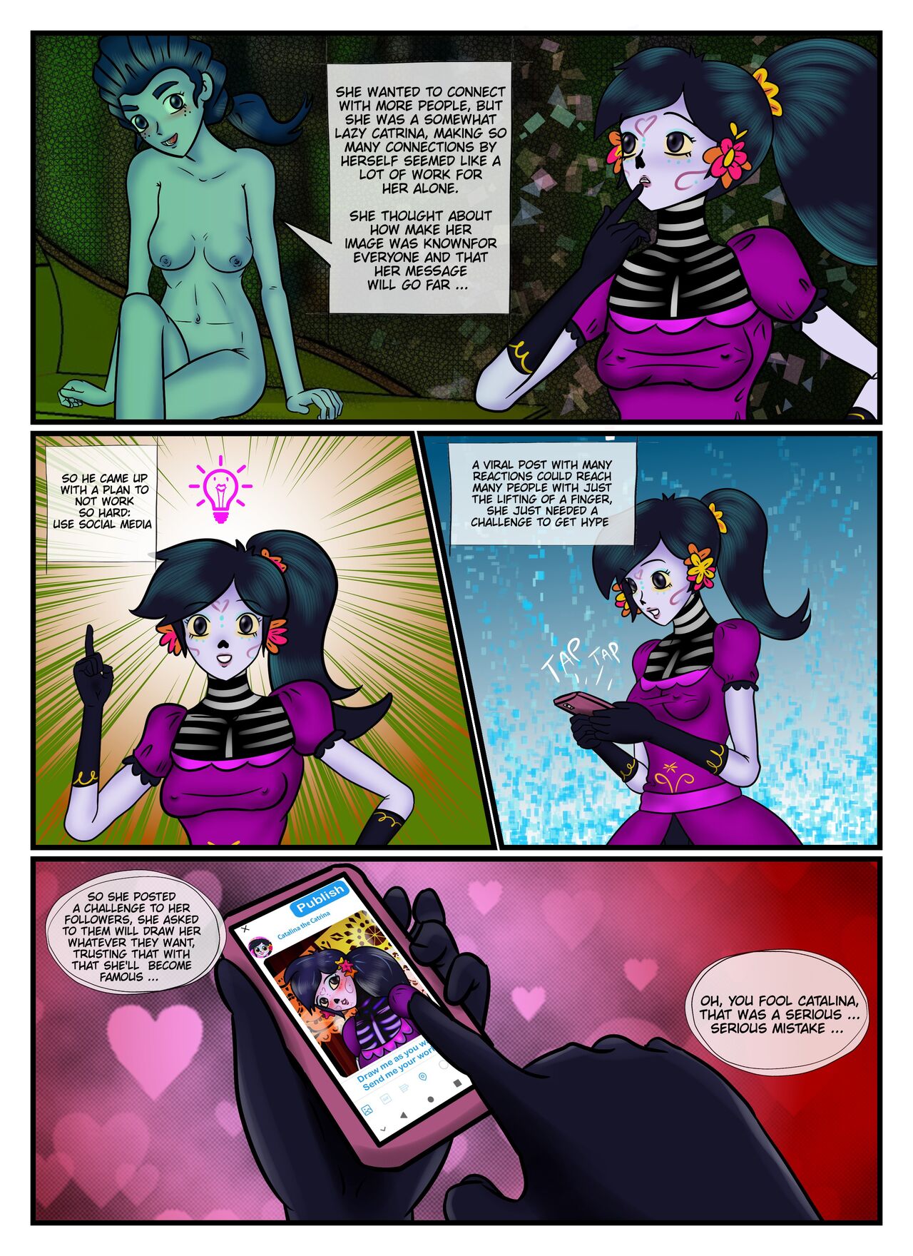 Frankelda's spooky and erotics histories: Catalina the unfortunate catrina page 10 full