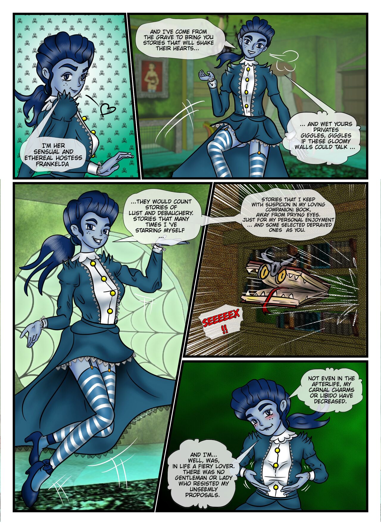 Frankelda's spooky and erotics histories: Catalina the unfortunate catrina page 4 full