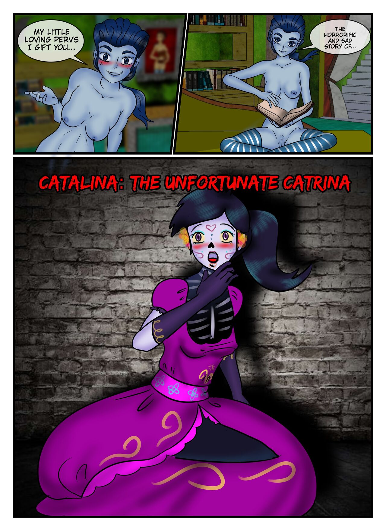 Frankelda's spooky and erotics histories: Catalina the unfortunate catrina page 8 full