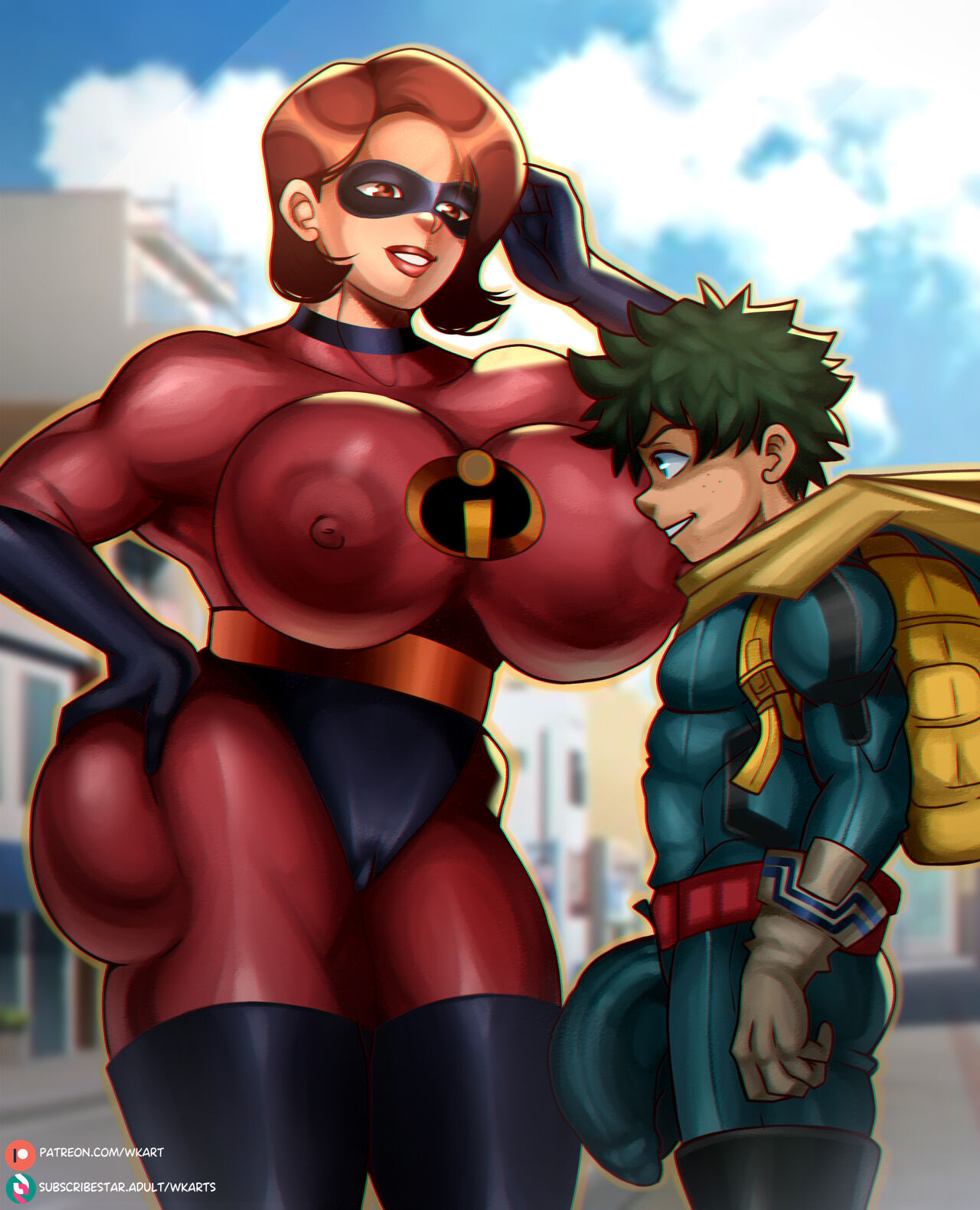 Deku and Elastigirl page 5 full