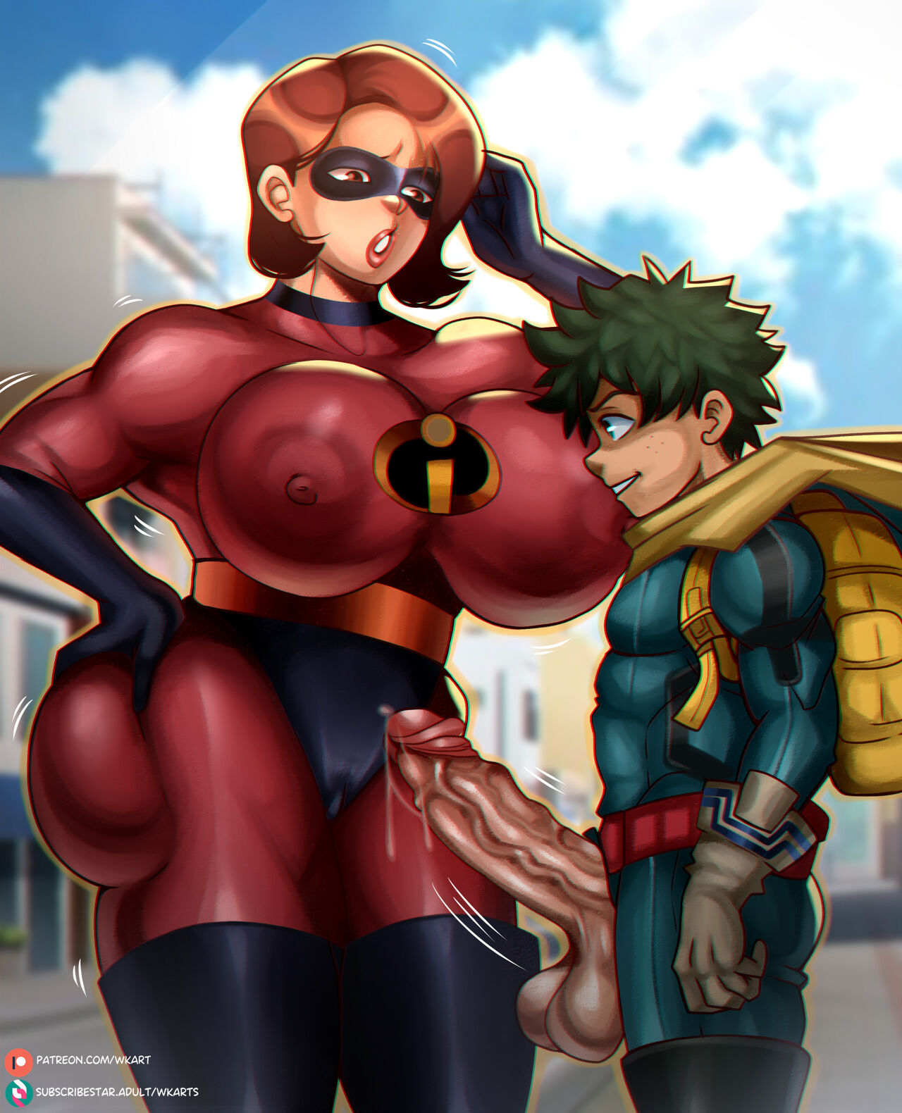 Deku and Elastigirl page 6 full