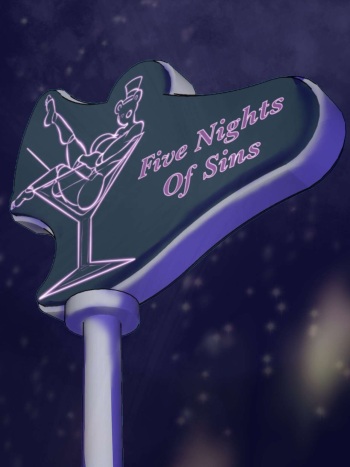 Five nights of sins - art gallery cover