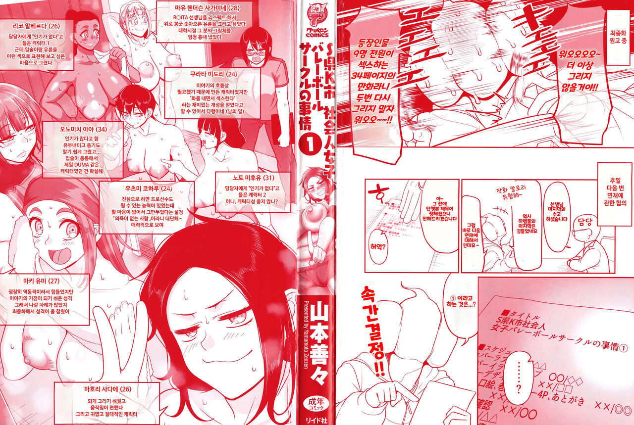 S-ken K-shi Shakaijin Joshi Volleyball Circle no Jijou 1 | S현 K시 사회인 여자 발리볼 서클의 사정 1 page 4 full