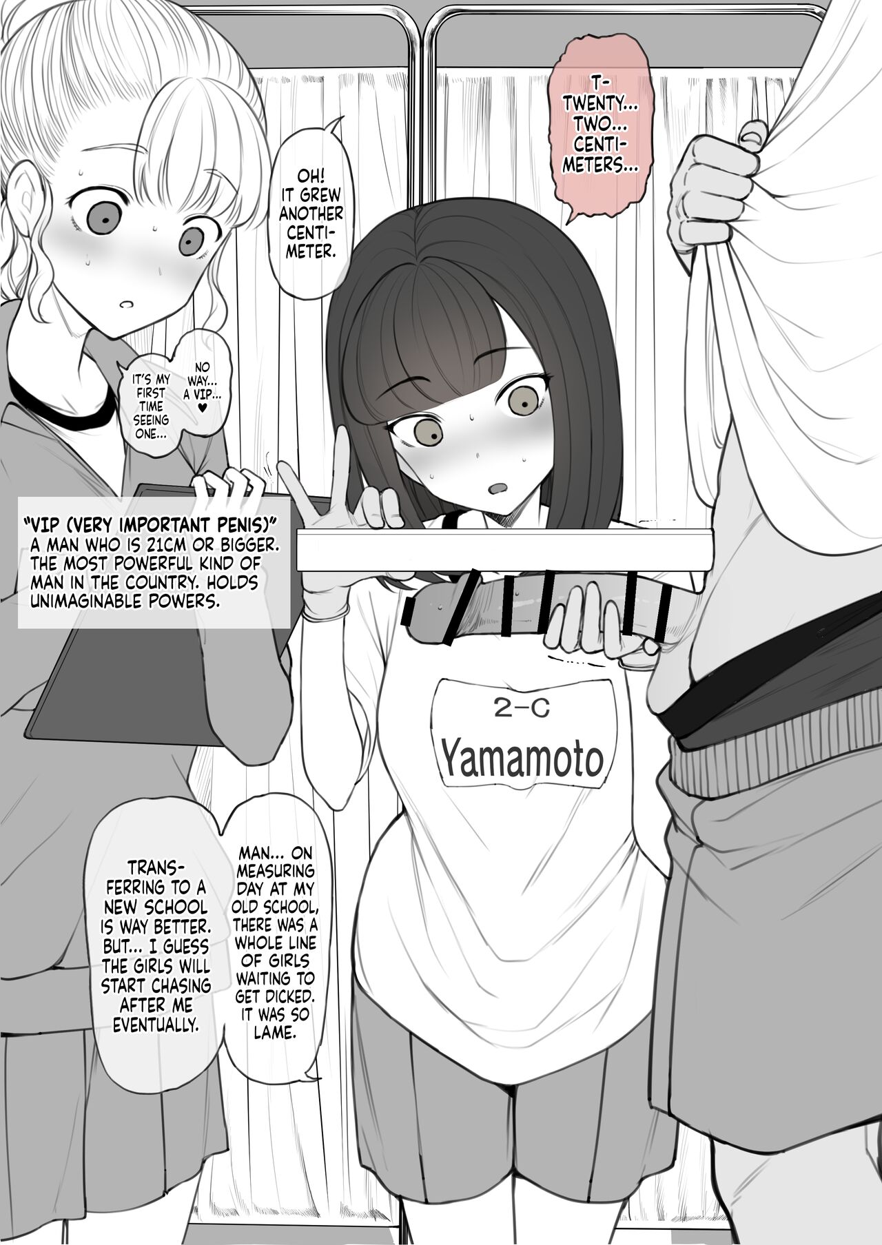 Penis no Dekasa de Subete ga Kimaru Sekai de Sochin no Boku ga Kisekiteki ni Te ni Ireta Kanojo wa Touzen no You ni Dekachin ni Netorarete Owaru | Human Rights Line page 6 full
