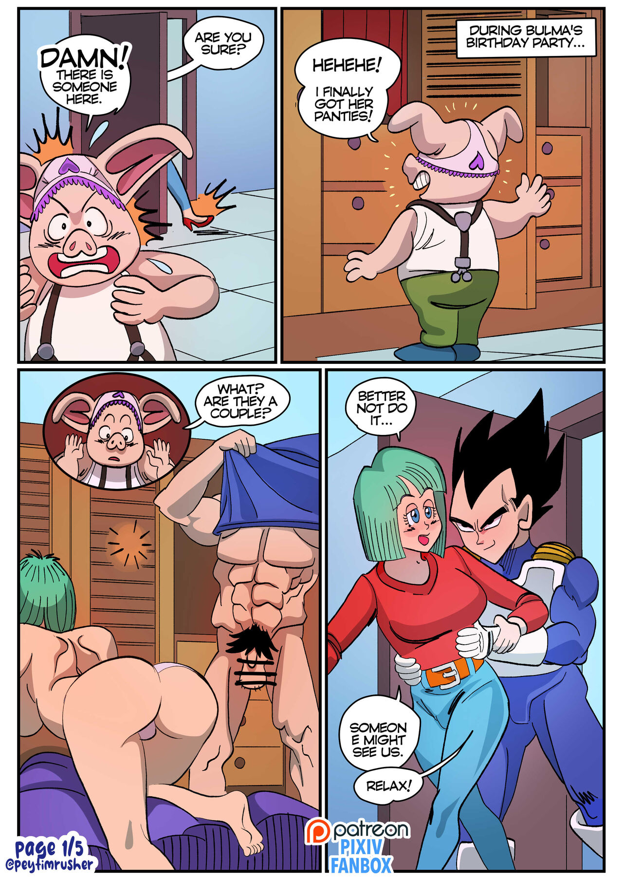 Bulma's Party page 1 full