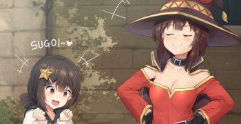 Futa Megumin x Futa Komekko Dick Size Comparison cover