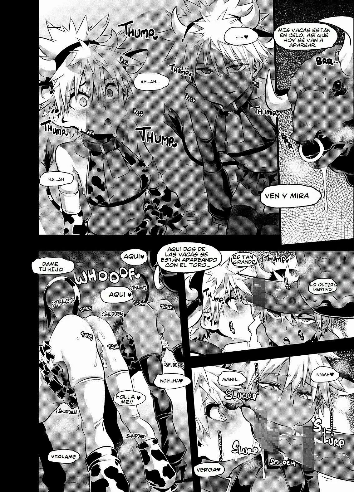 Ketsu ni Nerai o Cow &amp; Ass | Goin' For That Booty Cow &amp; Ass page 7 full