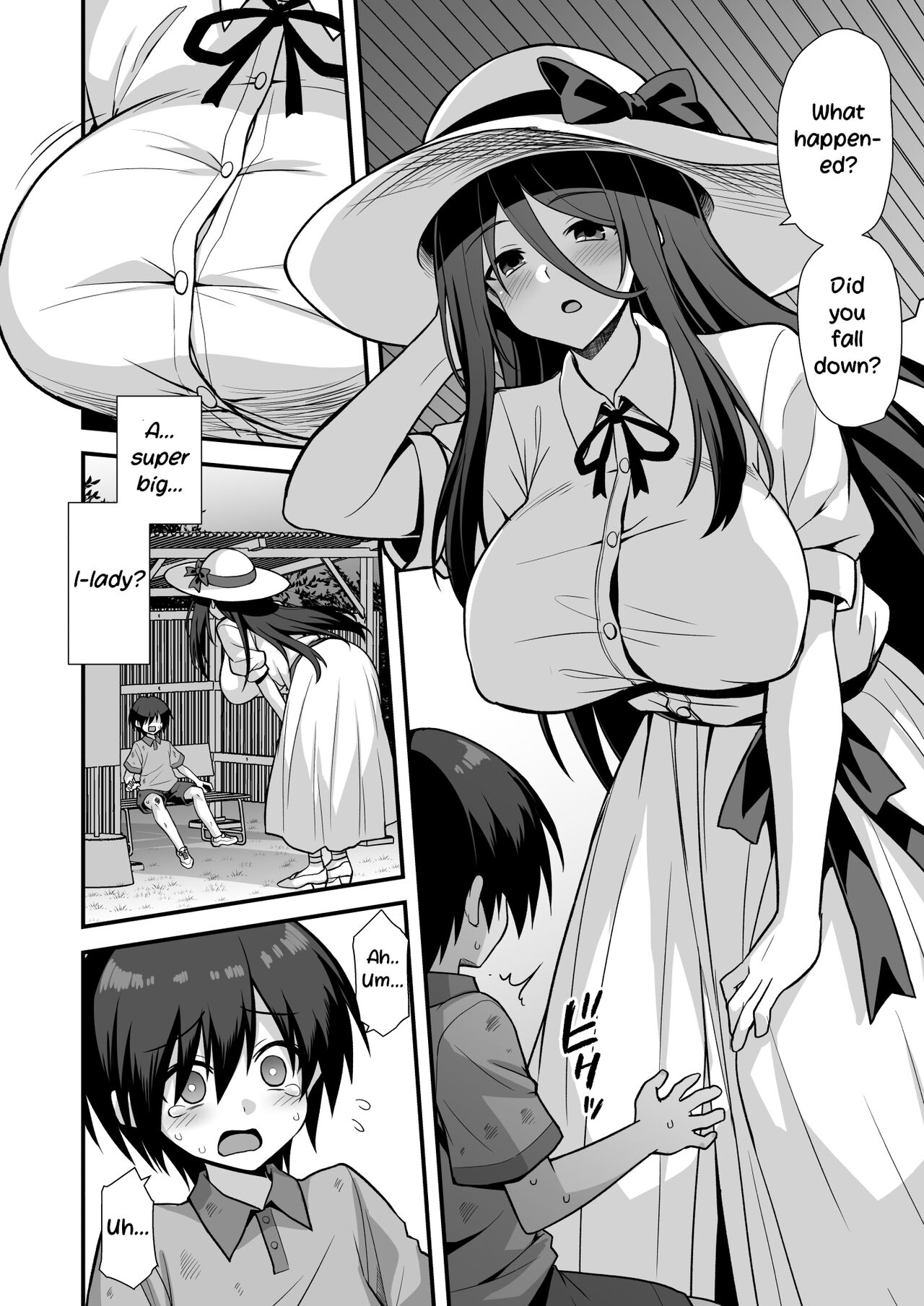 Kaidan Toshi Densetsu Inaka de Ooki na Oneesan Ie ni Sasowaretara Maiban Rankou Ecchi shiteiru Ie Datta page 4 full