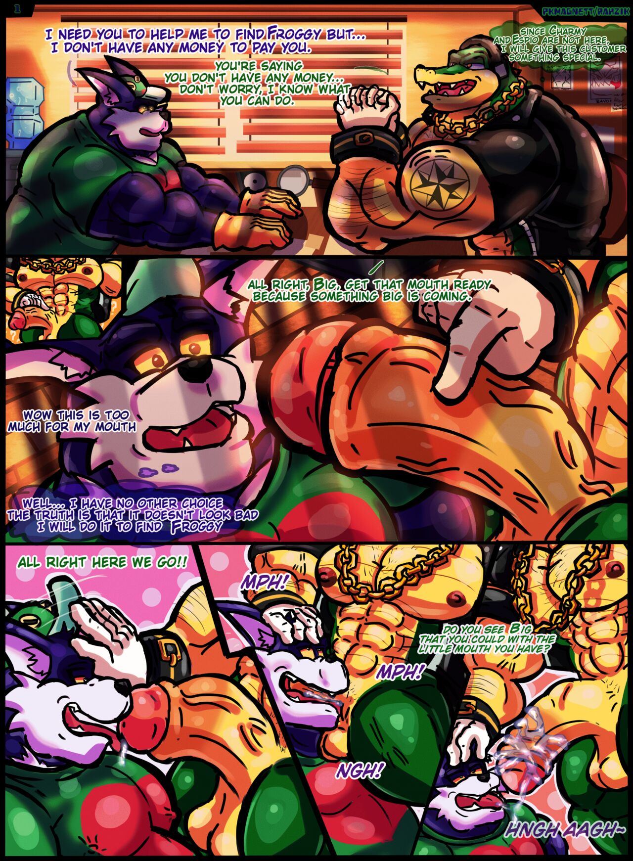 A rather spicy detective page 1 full