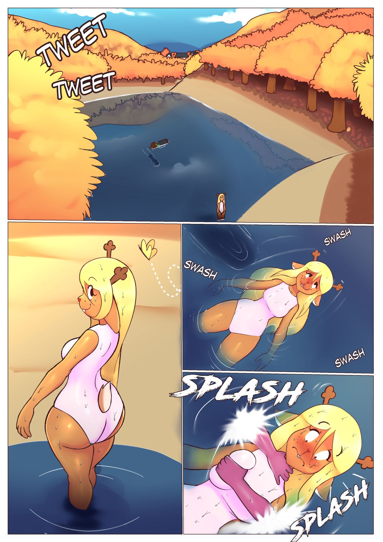Summer in Home Town page 1 full