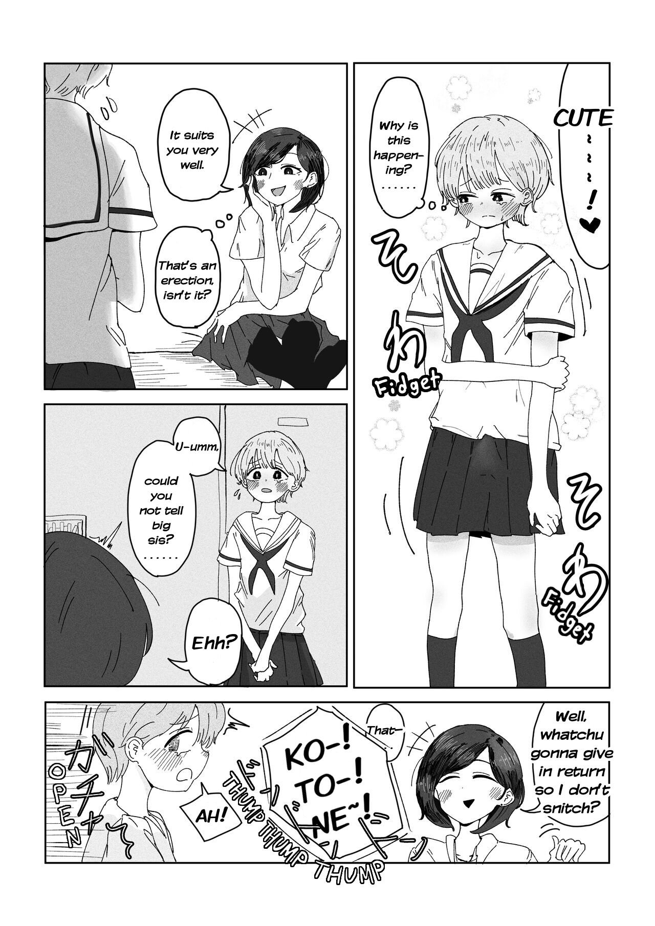 My sister’s friend found out that I was cross-dressing. page 5 full