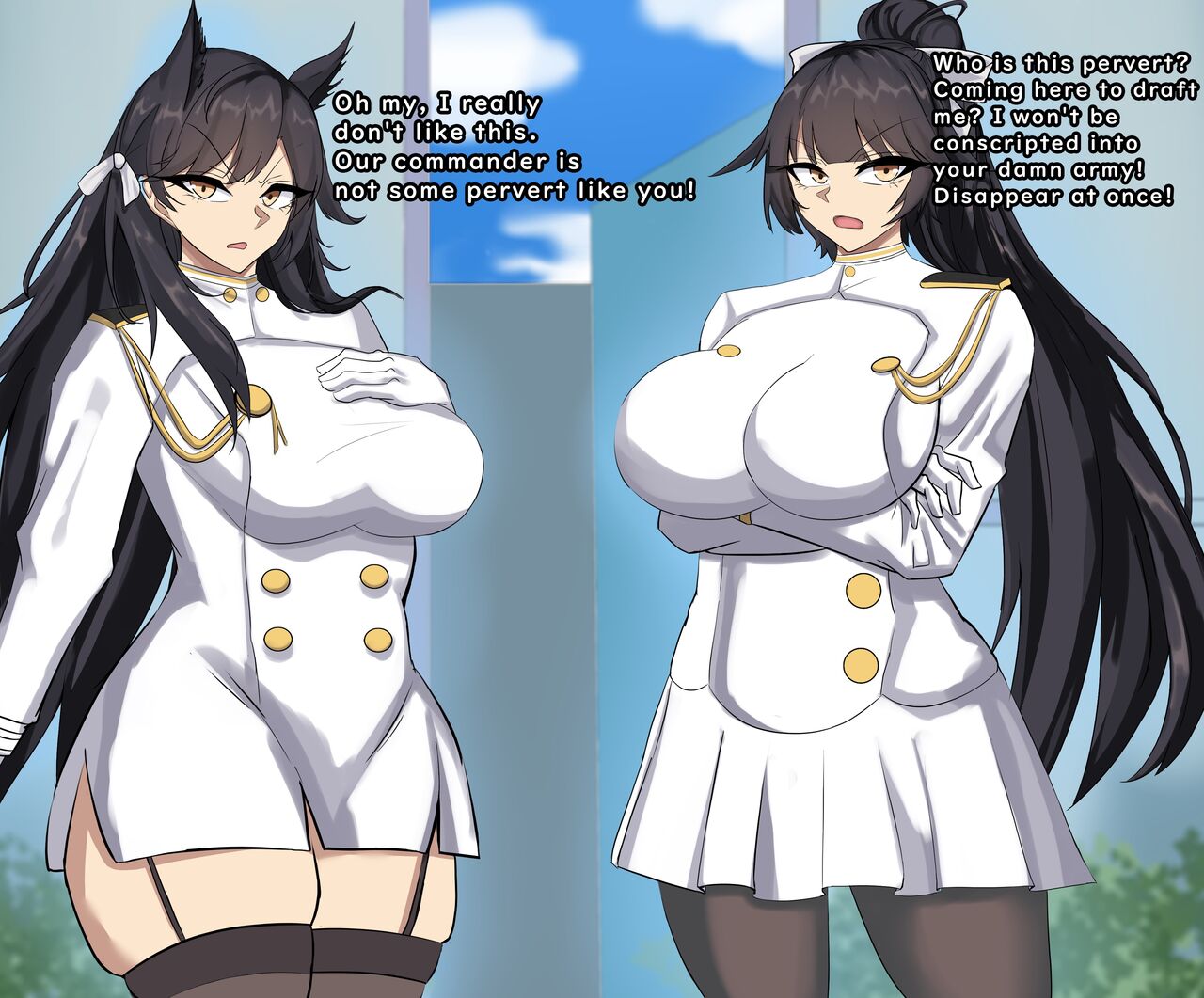 Azur Lane Takao, Atago haigure choyo sa re  1 ~ 4 page 3 full