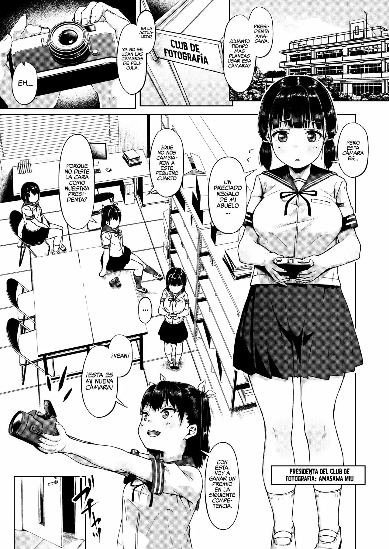 Joshi Shashin-bu to Oji-san Shidouin 1-4 | El Club de Fotografía Femenino y el Viejo Instructor 1-4 page 3 full