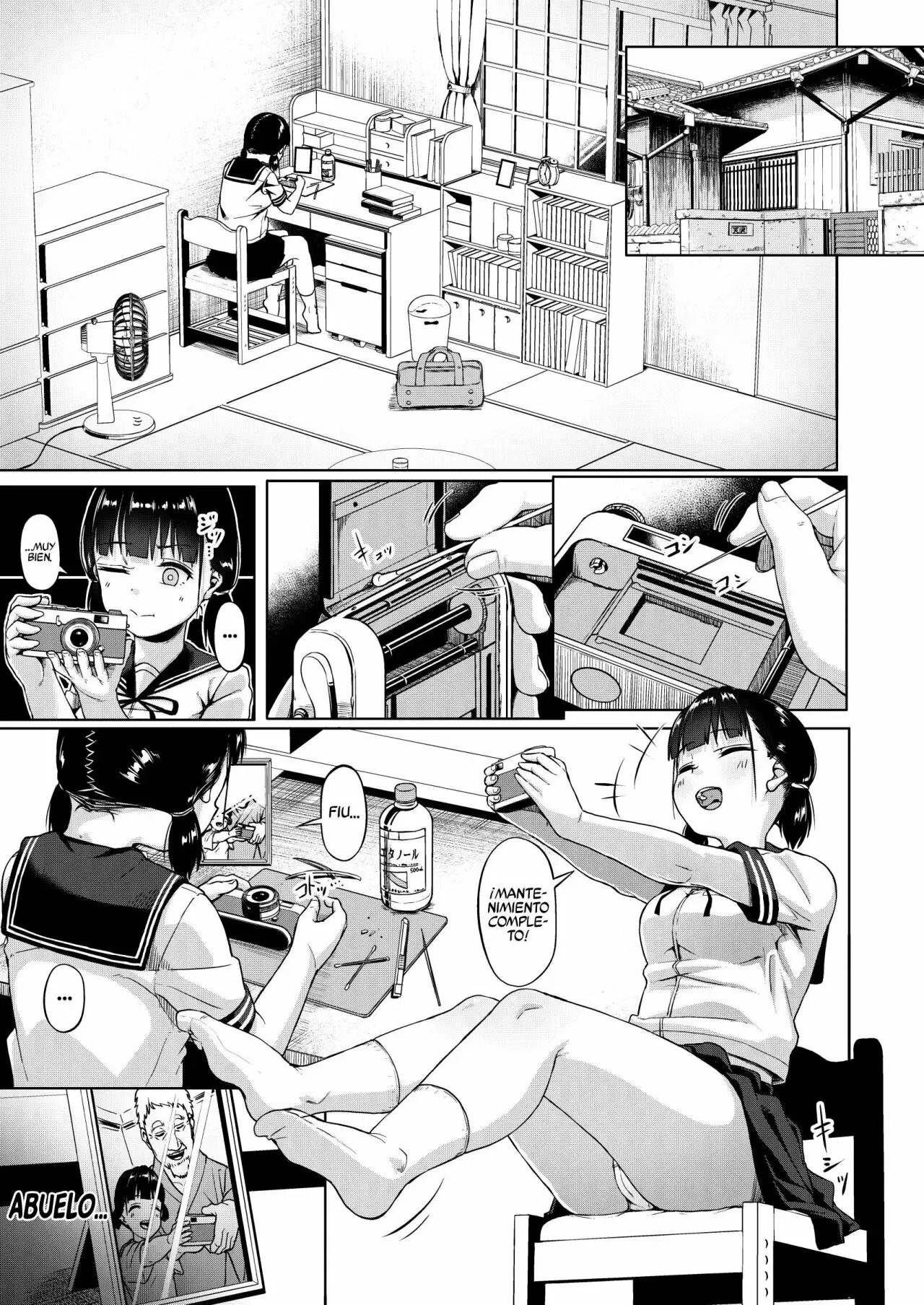 Joshi Shashin-bu to Oji-san Shidouin 1-4 | El Club de Fotografía Femenino y el Viejo Instructor 1-4 page 7 full