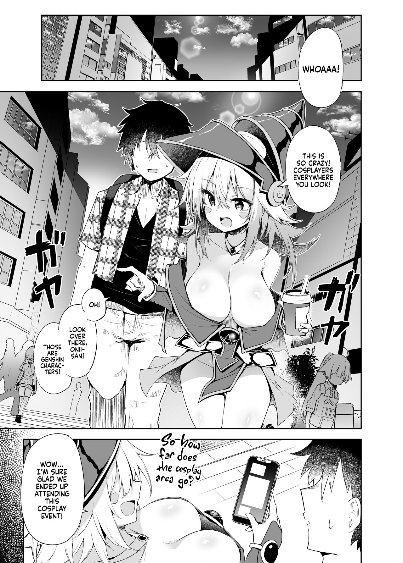 Machi Cos de Black Magician Girl Cosplayer to Off-Pako Sex | Walking Around Town With My Dark Magician Girl Cosplay GF and Then Fucking Her page 4 full