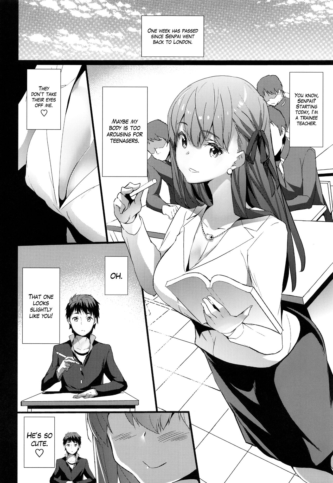 Sakura Sensei no A-ah Tsumannai na | Sakura-sensei's "Aaah, what a pain..." page 4 full