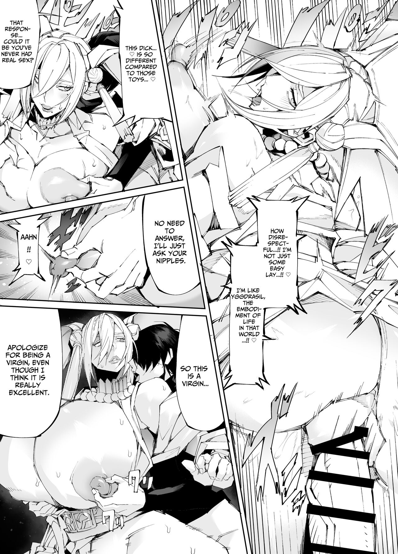 Kyokon Tensei -Seiki Shijou Shugi na Isekai ni Tensei shita no de Bakunyuu Bijo to Hame Makuri- page 7 full