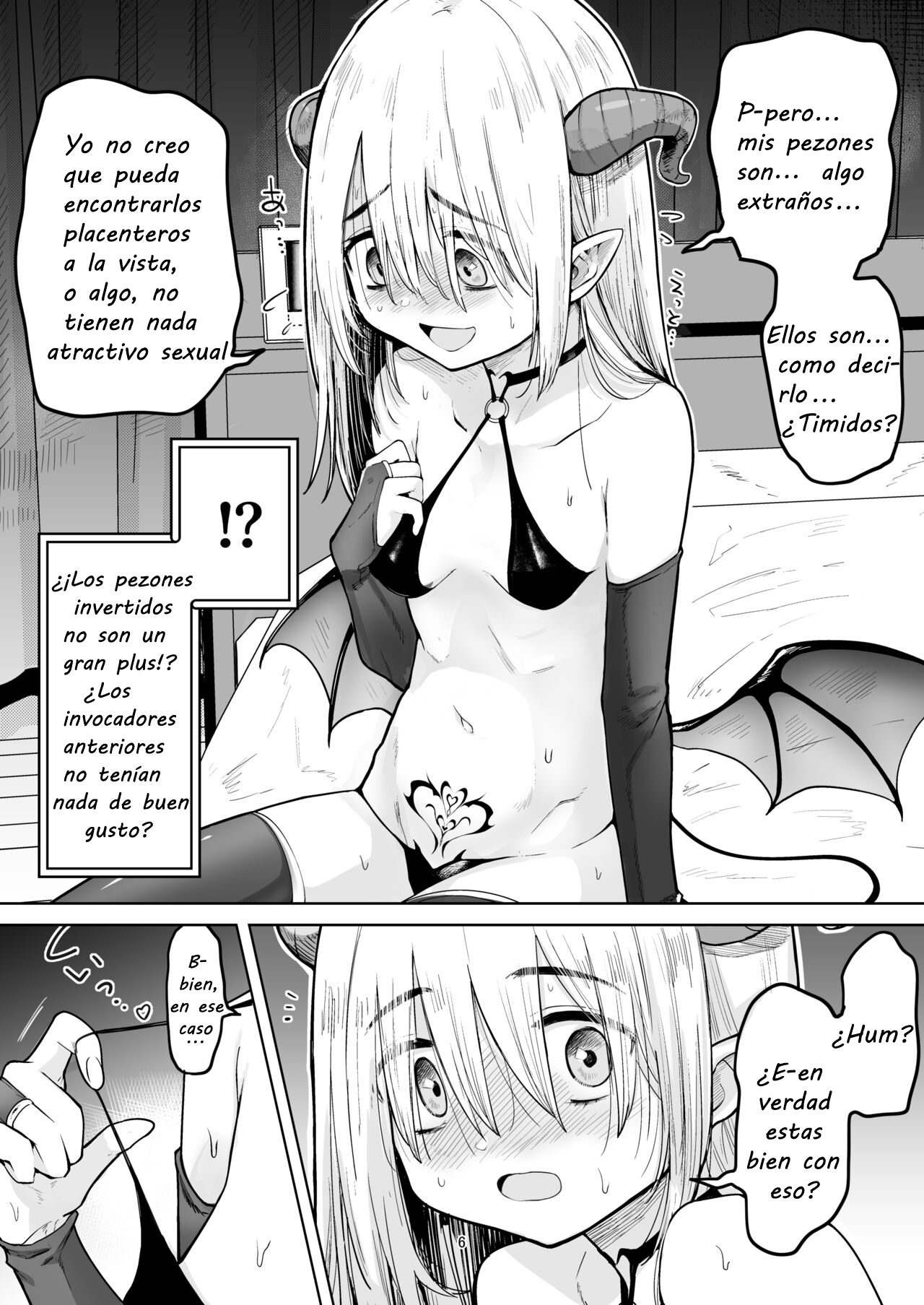 Negative Chippai Succubus ga Kita. | Una pequeña sucubo de pezones invertidos a llegado page 5 full