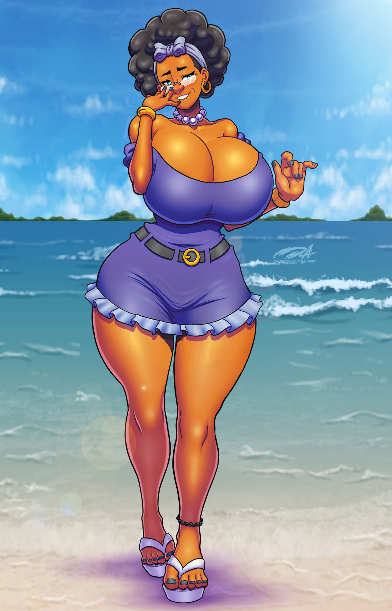 Rita Candela on the Beach page 1 full