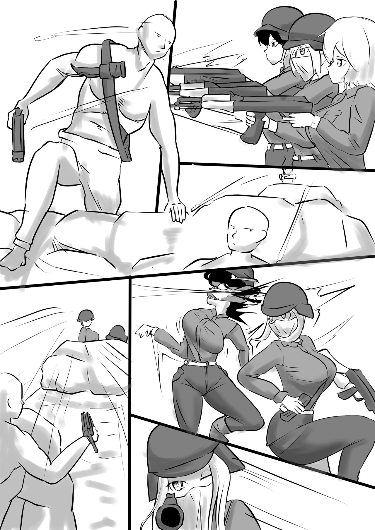 soldier girls pt1 &amp; 2 page 1 full