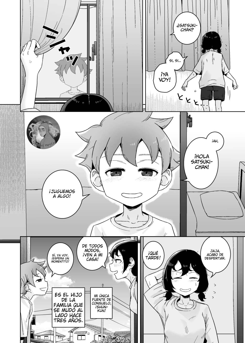 Onanie Izon Jidaraku Joshi wa Shounen no Onanie o Nozokimisuru. | Una chica autocrítica y adicta a la masturbación observa a un chico masturbarse. page 6 full