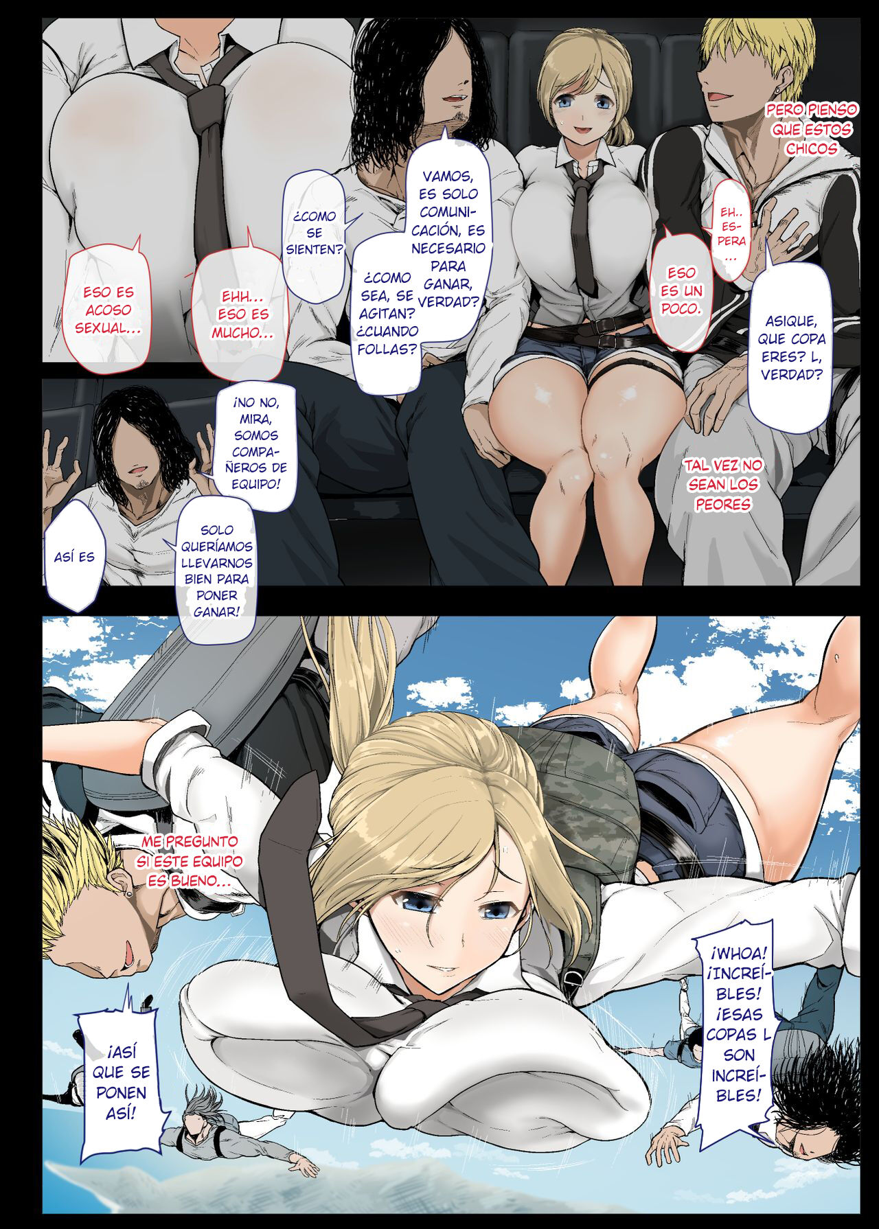 Geneki Joshidaisei to, Iyarashii Donkatsu page 6 full