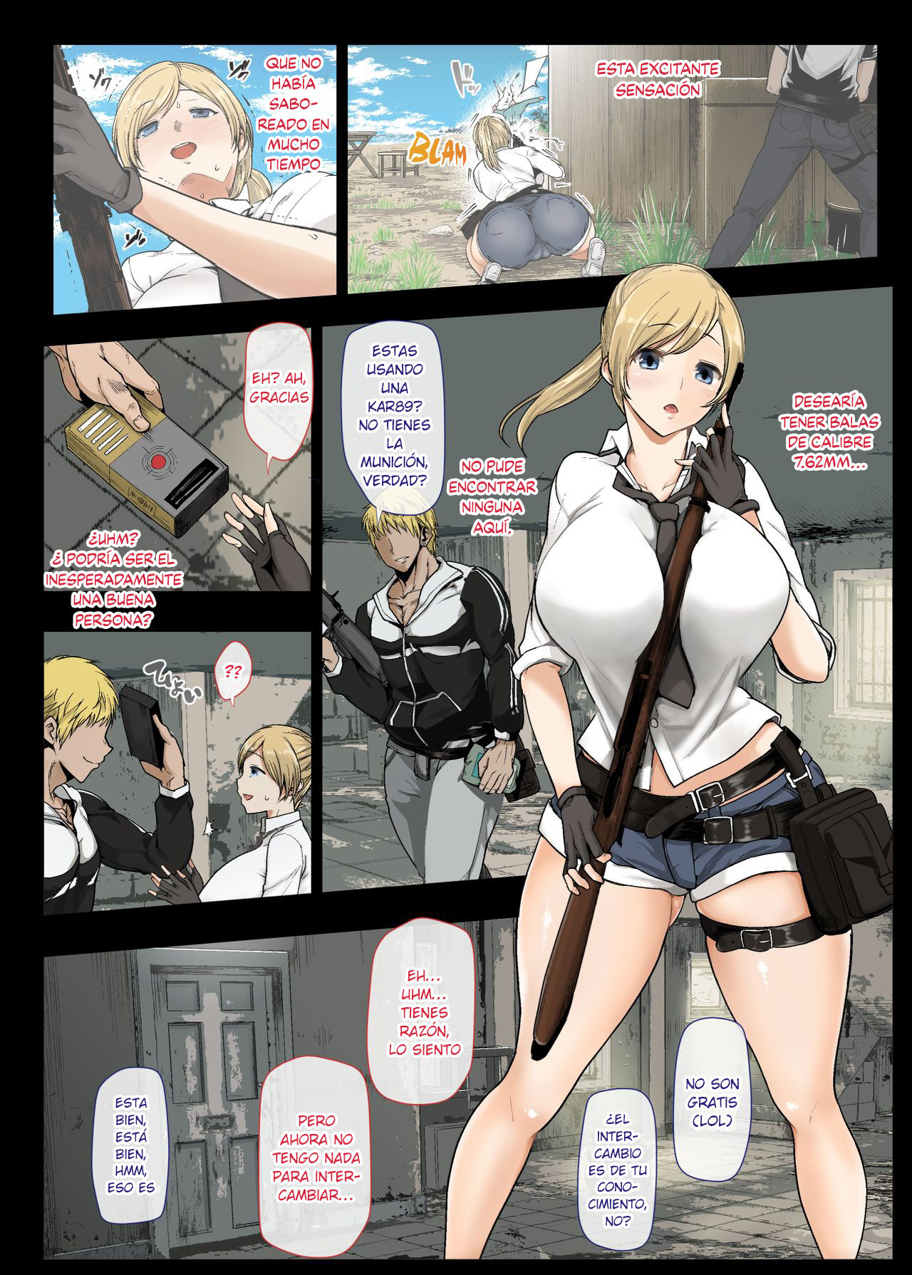 Geneki Joshidaisei to, Iyarashii Donkatsu page 8 full