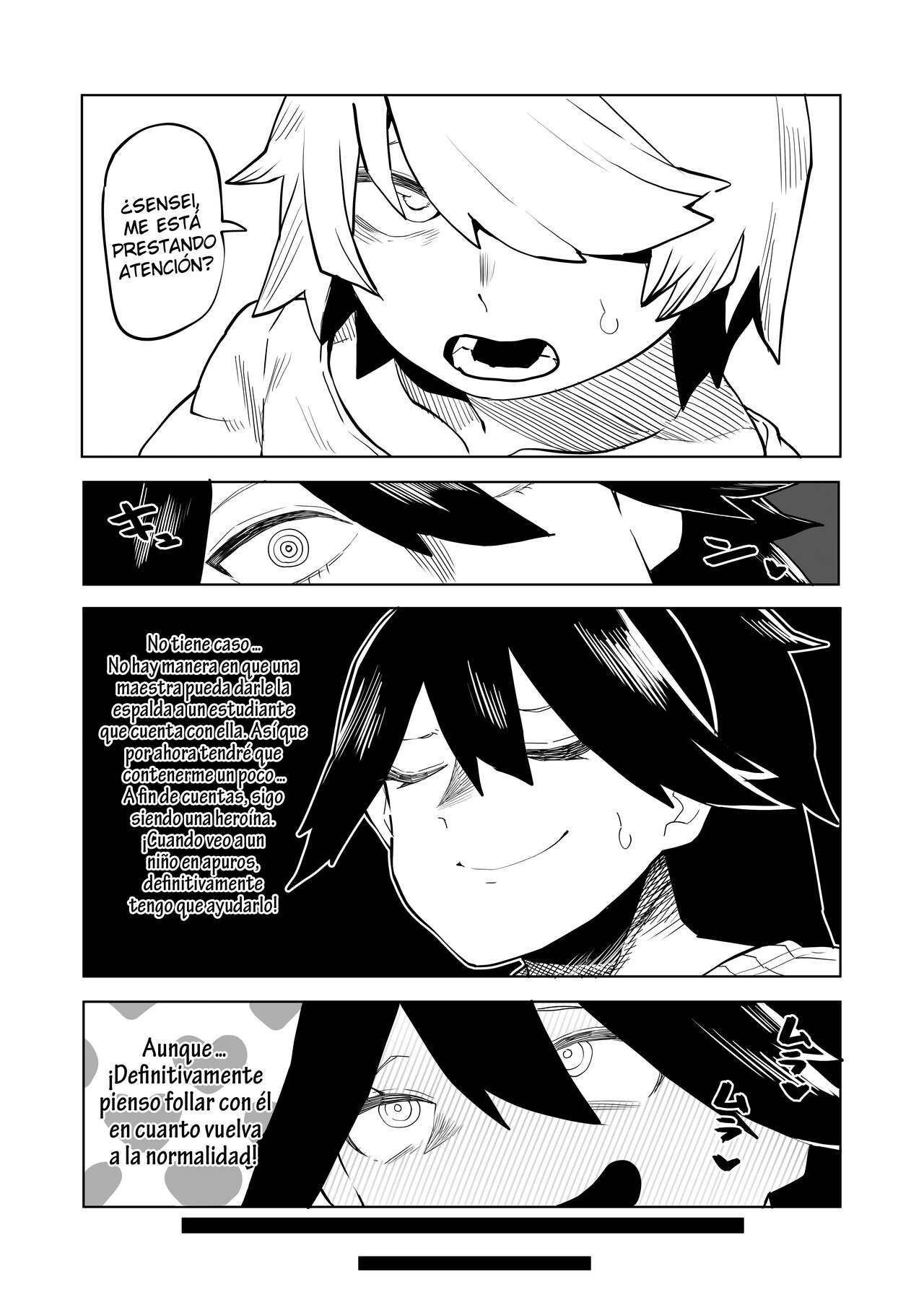 Teisou Gyakuten Mono Midnight no Baai | Academia de Héroes &amp; una Moralidad Invertida 16: ~Midnight~ page 4 full