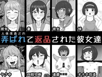 Jintai Kaizō sa rete Henpin sa reta Kanojo-tachi cover