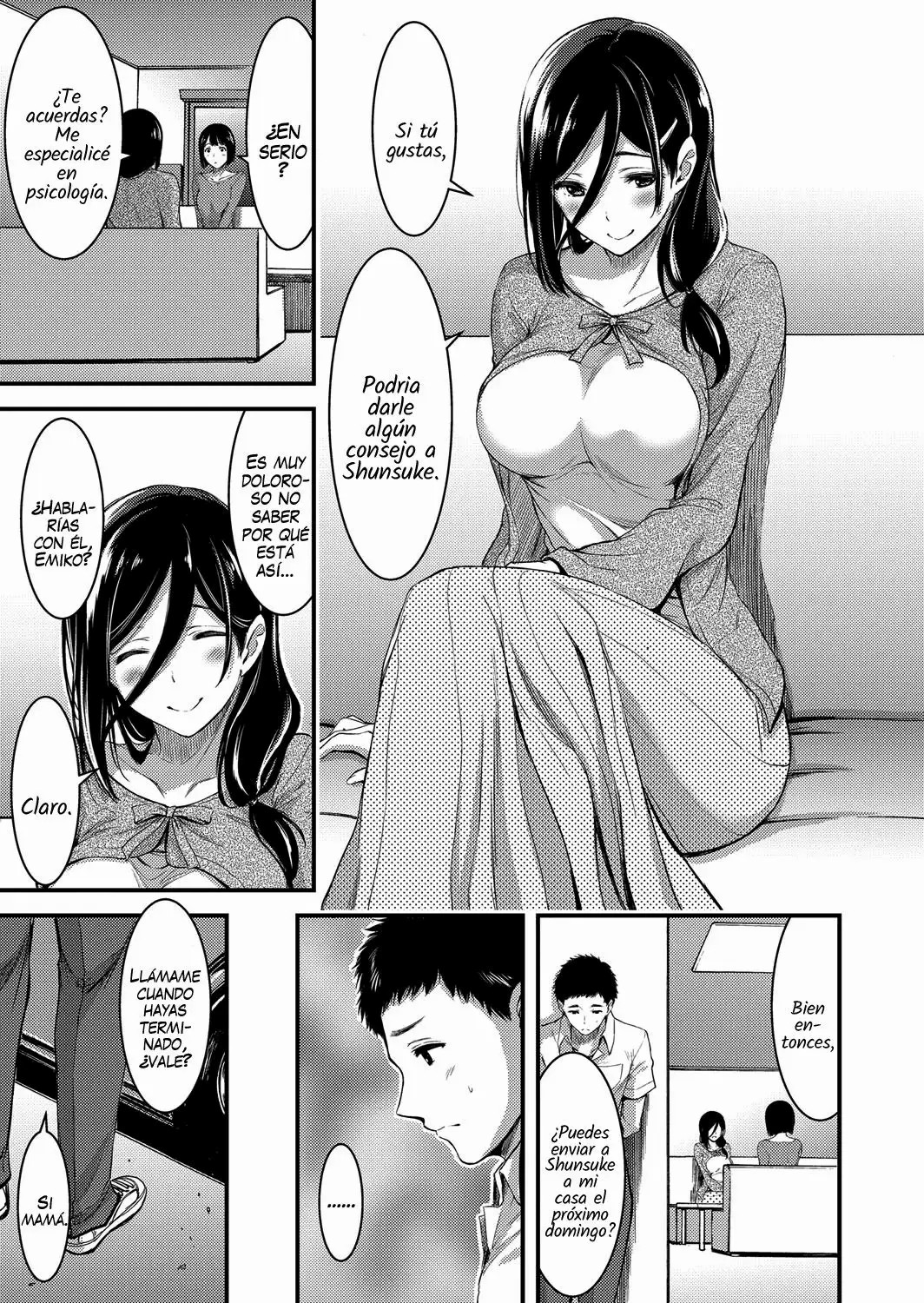 Doutei Tsumamigui Counselor ~Yuujin no Musuko ni Kindan Fudeoroshi~ | The Counselor Who Eats Virgins for Breakfast ~Deflowering Her Friend's Son~ page 3 full