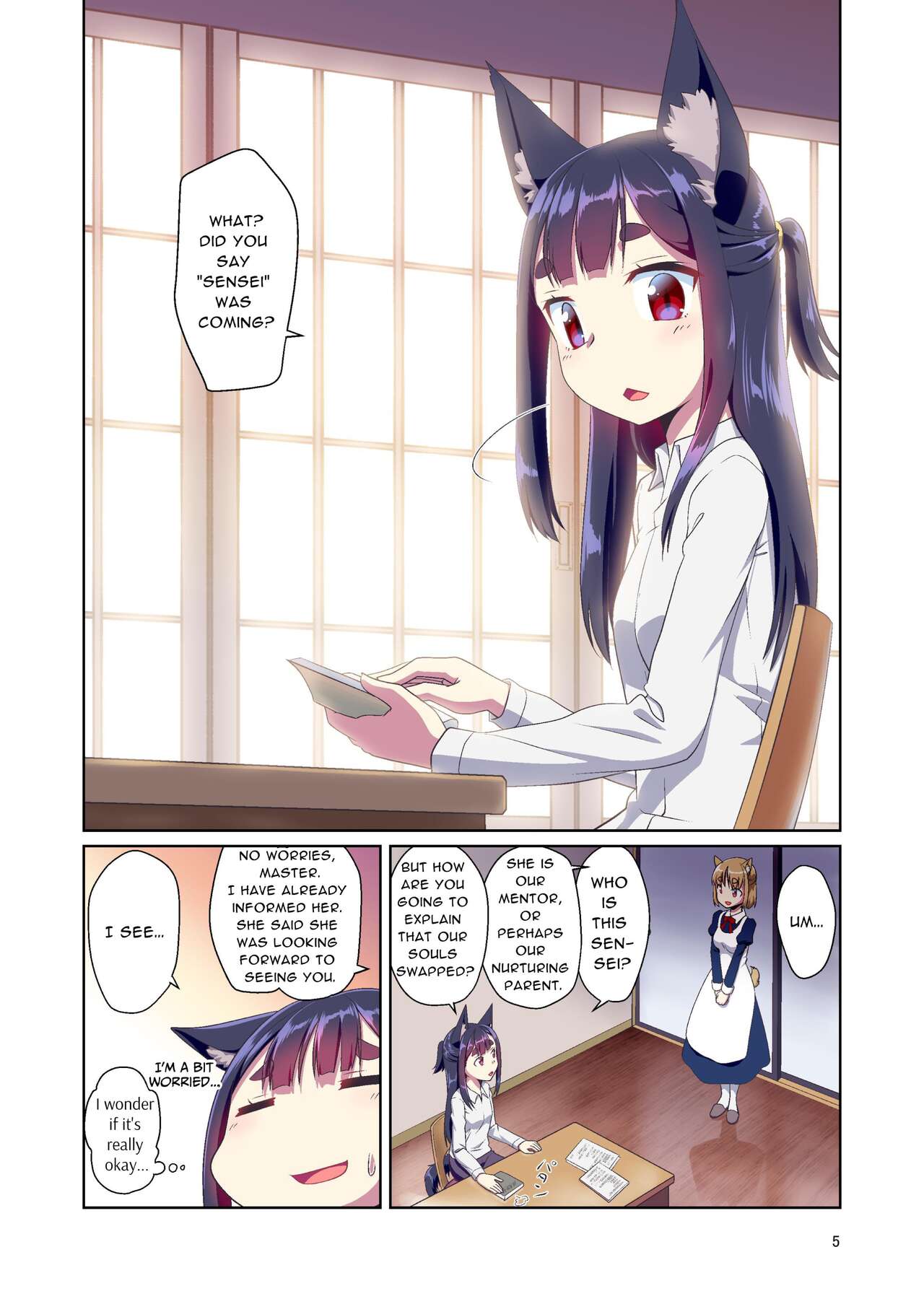 Me ga Sametara Kemomimi Shoujo ni Natteita Ohanashi 2 | When I Awoke I Had Become An Animal Eared Girl 2 page 5 full