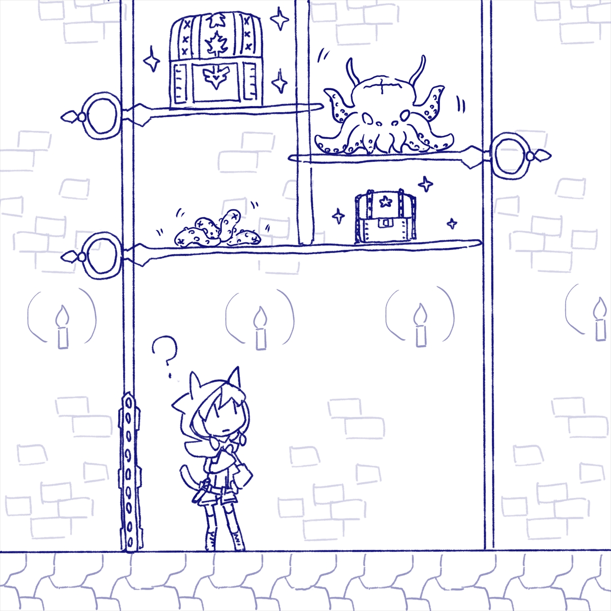 Rescue the Cat-Eared Hooded Thief Who’s Locked in a Room! page 1 full