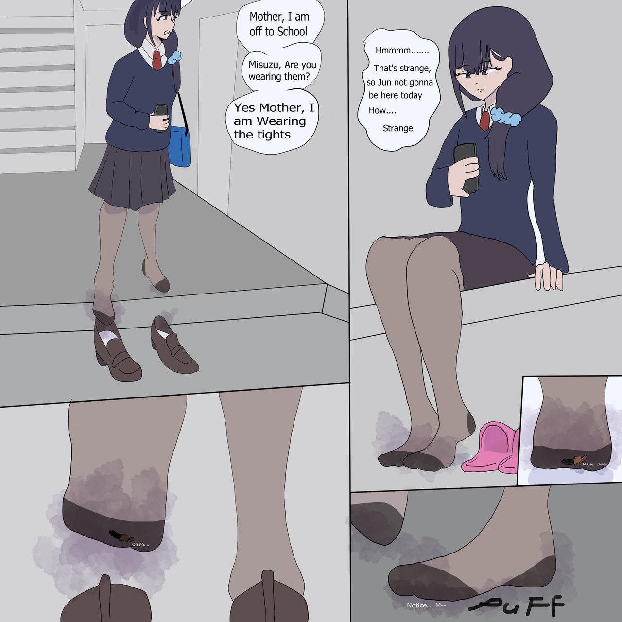 Misuzu's Unaware of what's Under page 8 full