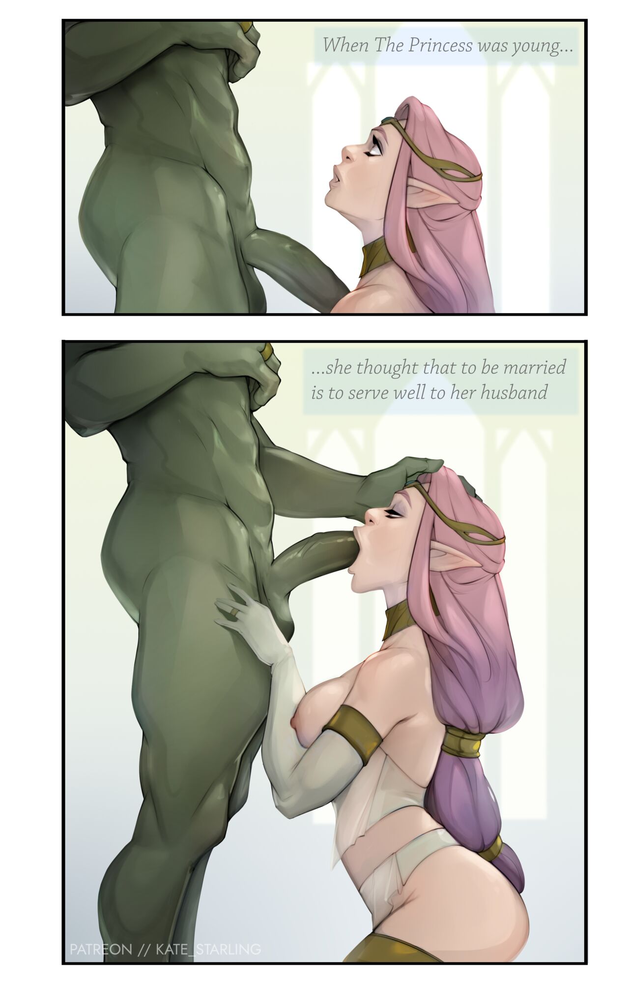 Elven Queen + Orc page 5 full