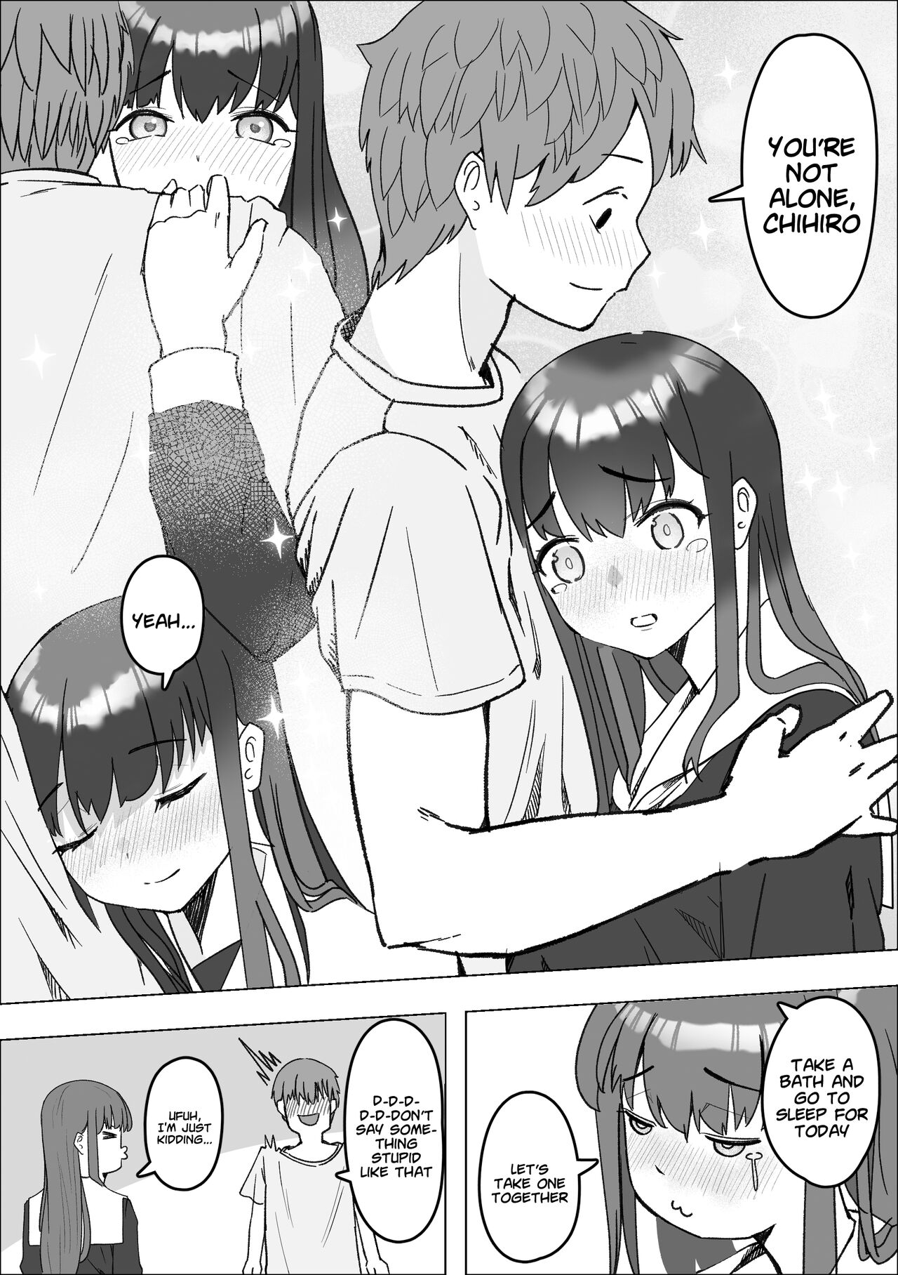 Iede Shite Kita Kyonyuu Osananajimi to Amaama Sex Suru Hanashi | Making Sweet Love To My Childhood Friend Who Ran Away From Home page 8 full