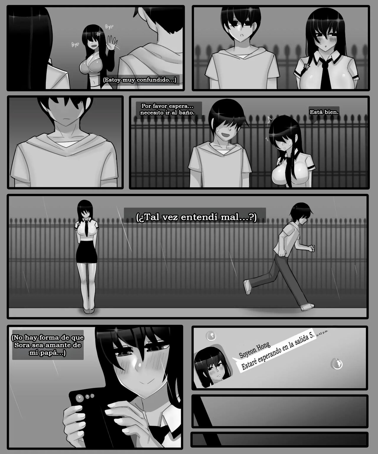La Historia de Cómo mi Amiga de la Infancia se Convirtió en la Amante de mmi Padre Parte 1 page 10 full