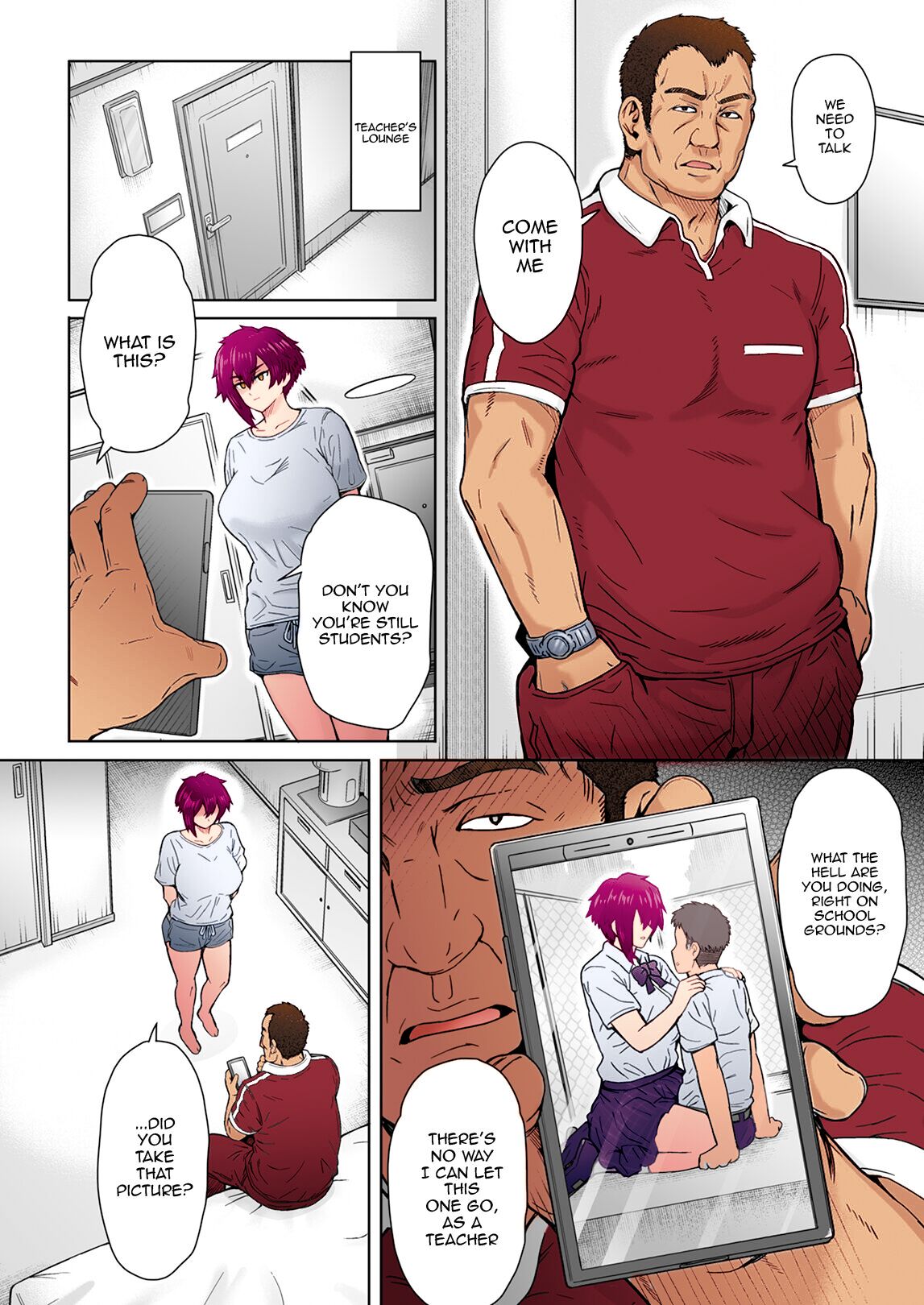 Fuaiso de Senotakai Kanojo ga Ore no Shiranai Ma ni… -  My Unfriendly Tall Girlfriend Became Like That Behind My Back page 9 full