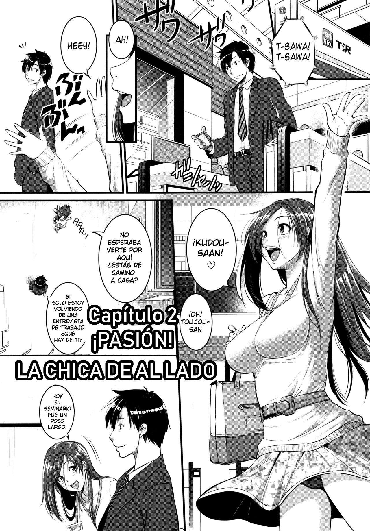 Aibenki Tonari no Dosukebe Onee-san | La Vecina de al Lado Ch. 2 page 1 full