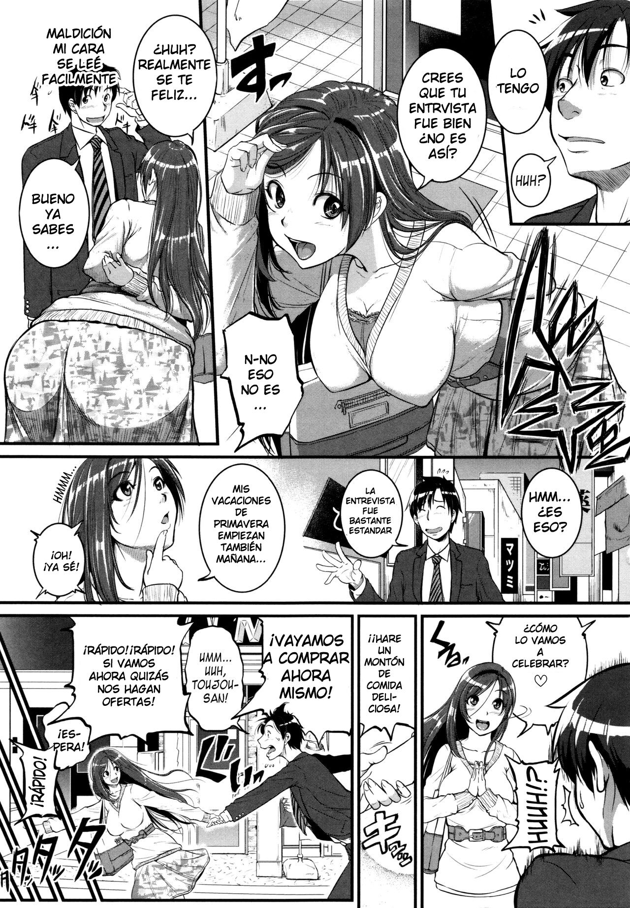 Aibenki Tonari no Dosukebe Onee-san | La Vecina de al Lado Ch. 2 page 3 full