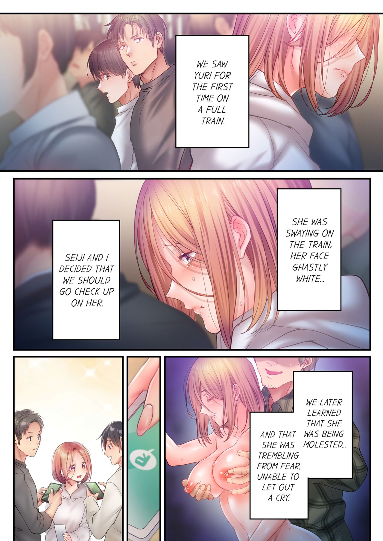 I Can't Resist His Massage! Cheating in Front of My Husband's Eyes Vol. 15 page 3 full
